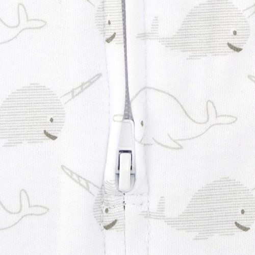 HALO 100% Cotton Sleepsack Wearable Blanket, TOG 0.5, Happy Narwhals, Medium