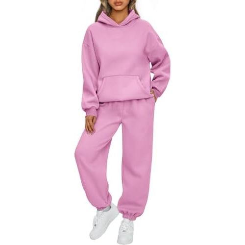 AUTOMET Womens 2 Piece Lounge Sweat Sets Fall Fashion Matching Sweatsuits