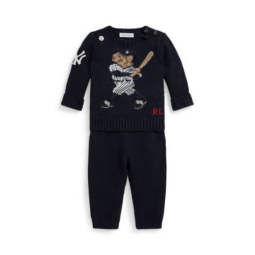 Baby Boys 2-Piece Crewneck Sweater and Pants Set