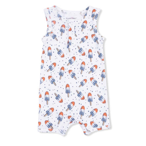 Henley Shortie Romper, Astro Pop