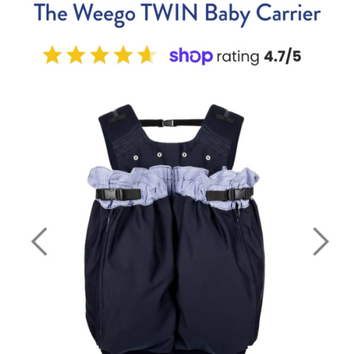 The Weego TWIN Baby Carrier