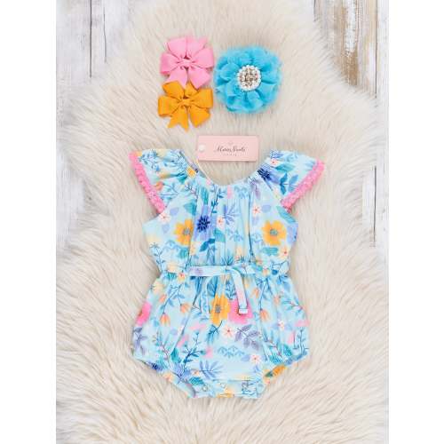 Tropical Flowers Flutter Bubble