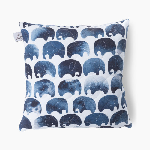 Oilo Quilted Pillow - Elefant Indigo
