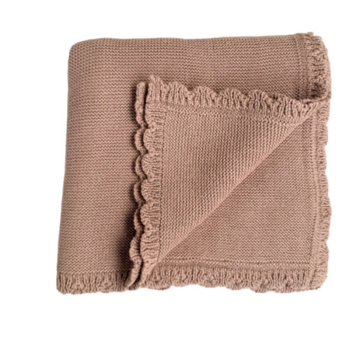 Heirloom Knit Blanket | Teddy – Little and Fern