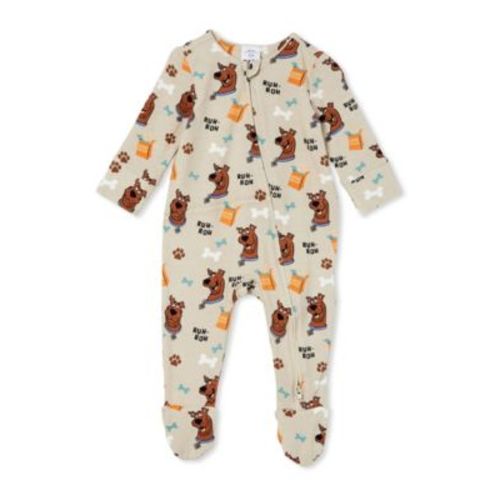 Baby Boys Scooby Doo USA Long-Sleeve Zip Coverall