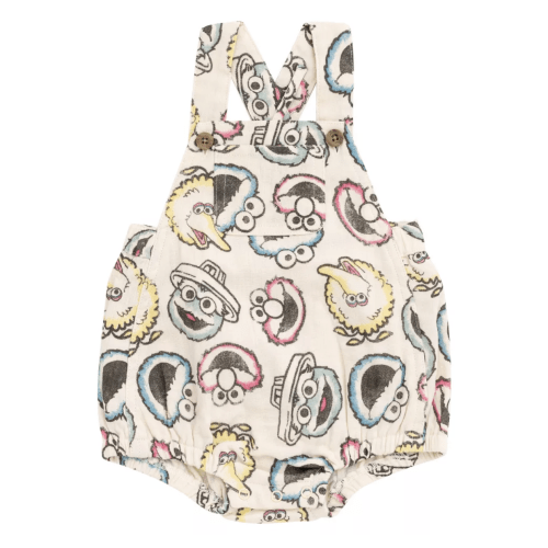 Sesame Street Overalls 3-6 MONTHS