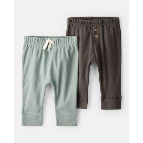 Baby 2-Pack Pull-On Cotton Pants - Carter's | Carter's