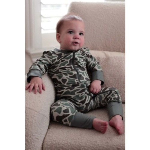 Baby Burlebo Full Zip Convertible Pajamas