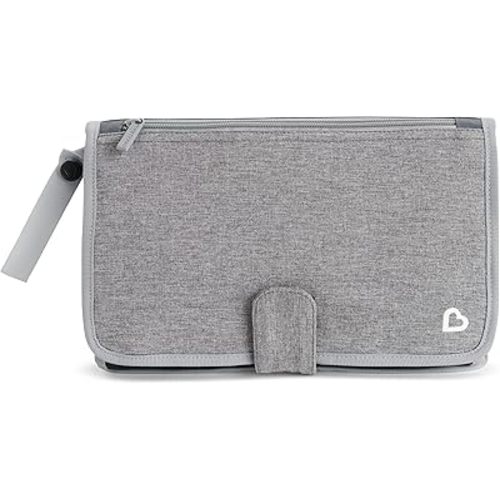 Munchkin® Go Change™ Portable Diaper Changing Kit with Changing Pad and Wipes Case, Grey
