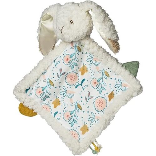 Mary Meyer Stuffed Animal Lovey Security Blanket, 12 x 12-Inches, Oatmeal Bunny