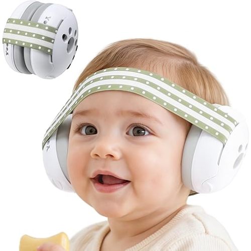 Yoofoss Baby Ear Muffs Noise Protection for Infant and Babies Up to 36 Months - Noise Cancelling Headphones for Ear Protection, Sleep, Travel Baby Essentials