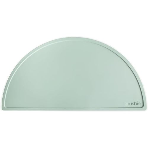 mushie Silicone Placemat for Kids | BPA-Free Non-Slip Design (Cambridge Blue)