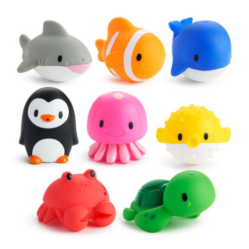 Ocean Bath Squirts, 8pk | Munchkin
