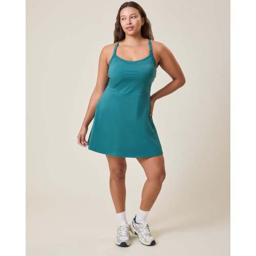 Stevie Active Racerback Nursing Dress | Black - Kindred Bravely