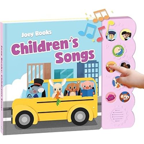 Children's Songs, Press and Play Song Book Nursery Rhymes, Button and Sound Module, Classic Nursery Rhymes and Children's Music