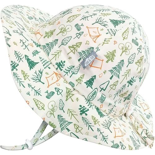 JAN & JUL Breathable Cotton Sun Hat with 50+ UPF Protection for Toddler Boys