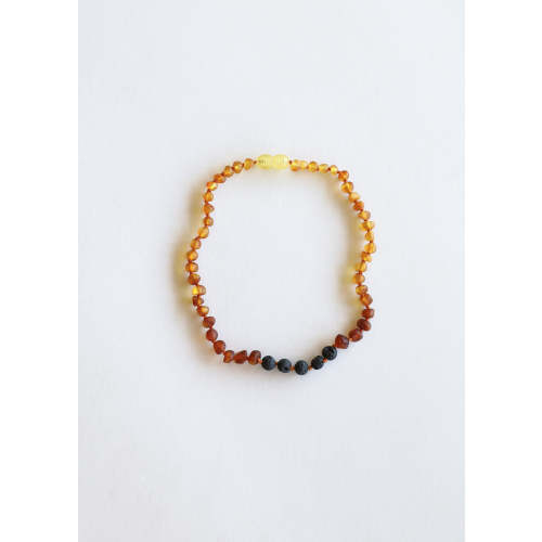 Raw Ombre Baltic Amber + Lava || Necklace – CanyonLeaf