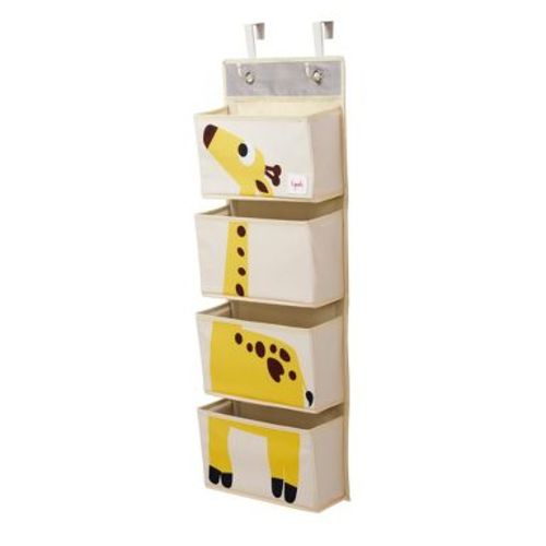 3 Sprouts Nursery Hanging Over the Door Organizer - Giraffe
