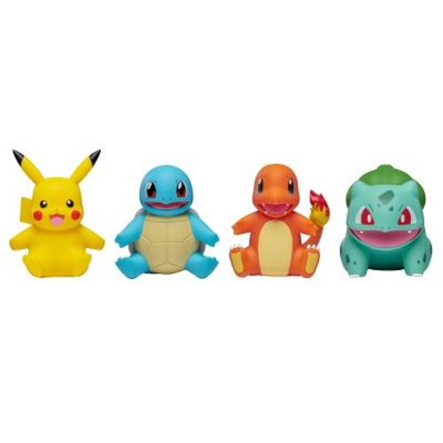 Pokémon Pikachu, Charmander, Bulbasaur, and Squirtle 4'' Action Figure Set - 4pk (Target Exclusive)