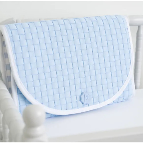 BUCKHEAD BLUE GINGHAM PRET CHANGING CLUTCH