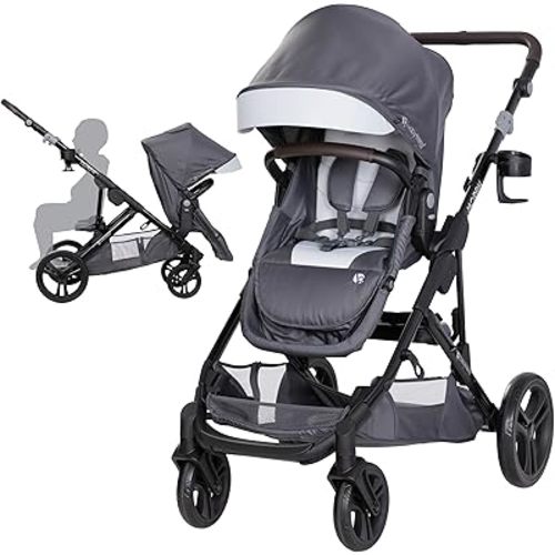 Baby Trend Morph Single to Double Modular Stroller, Dash Grey