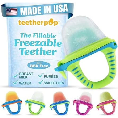 Fillable Freezer Teethers for Babies – Made in USA Teething Pacifier