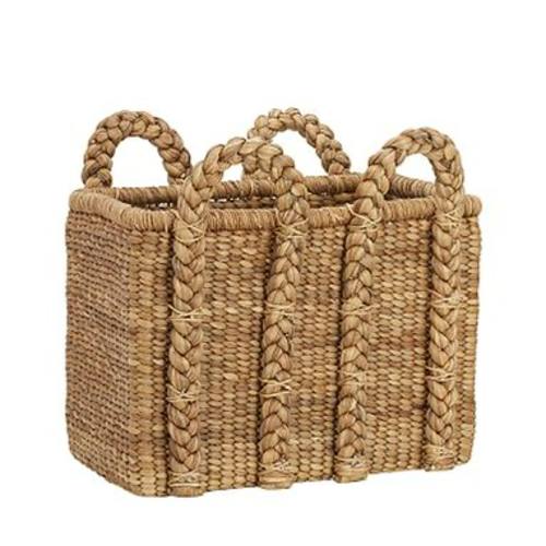 Beachcomber Handwoven Basket Collection - 
Tall Rectangular Basket - 24"W x 22.5"H | Natural