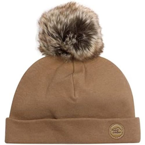 Petit Coulou Unisex Baby Beanie - Super Soft Organic Cotton Winter Hat for Newborn - Super Stretch for Boys and Girls