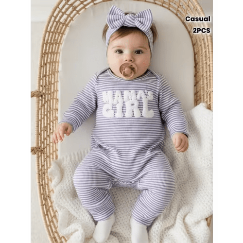 2pcs baby girl fall outfits long sleeve round neck - Temu