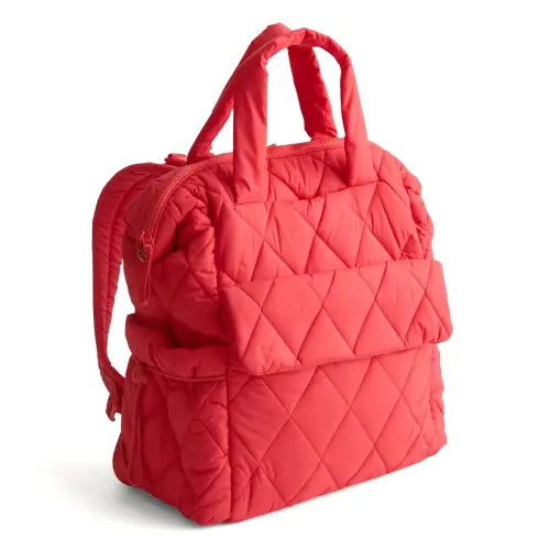 Vera Bradley Women's Featherweight Welland Diaper Bag Tote Bag Cayenne