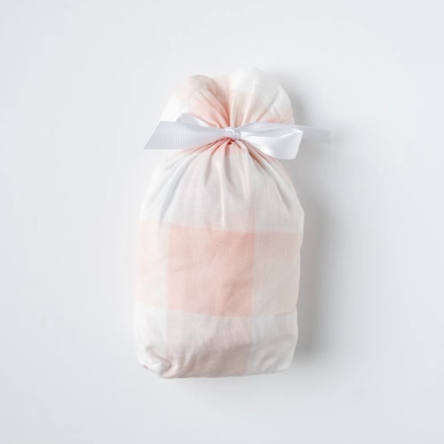 Hospital Bassinet Sheet in Pink Buffalo Check