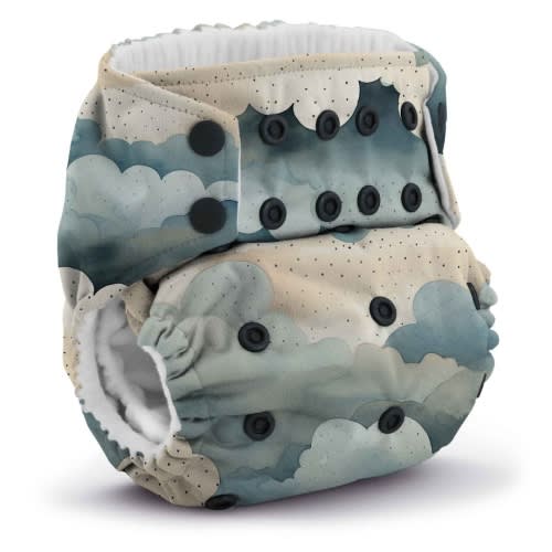 Rumparooz Stay Dry G3 One Size Pocket Cloth Diaper - Thunder Puff