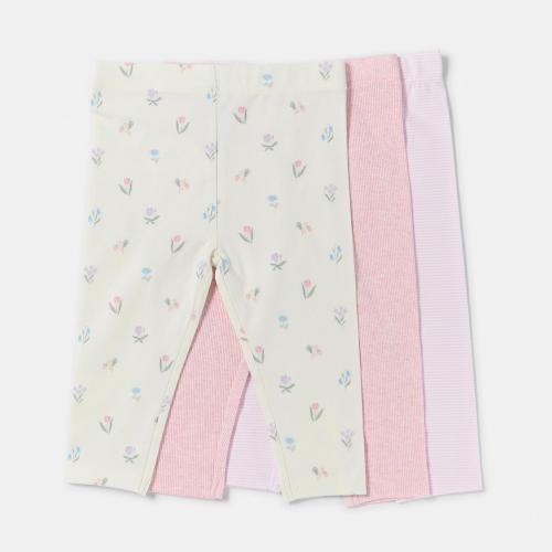 3 Pack Print Leggings - Kmart