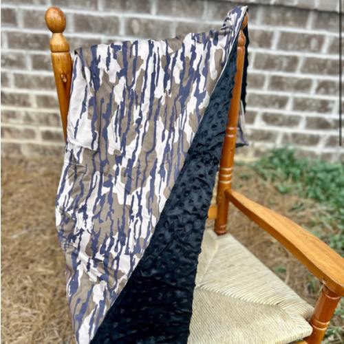 Dark Camo Minky Blanket – Little Southern Brand