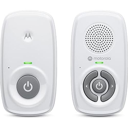 Motorola Nursery Baby Monitor Audio Only, No WiFi, Long Range AM21 with Private Connection, Cry Detection, Volume Control, Portable Parent Unit, Ideal for Safe Monitoring