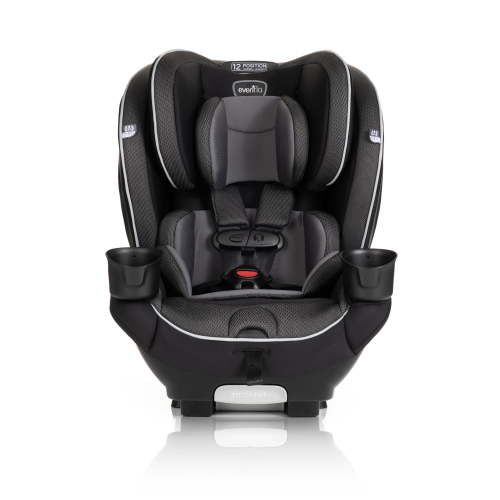 Evenflo EveryKid 3-in-1 Convertible Car Seat (Livingston Gray), Infant - 12 Years