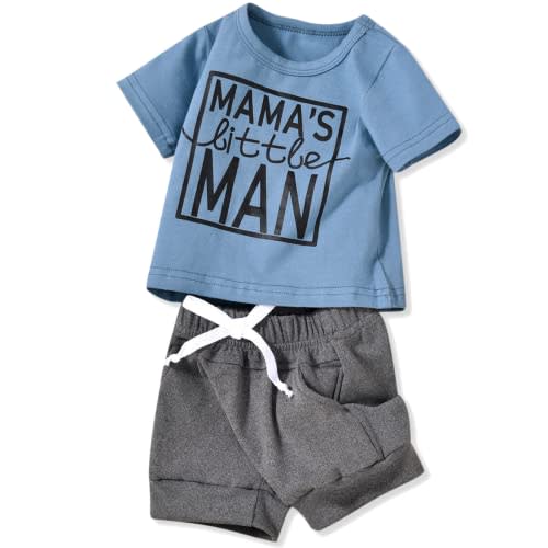 Aalizzwell Newborn Infant Baby Boys Summer Outfit