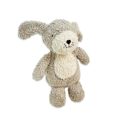 Rocky Lil Dog SHERPA Knit Stuffed Animal Soft Baby Toy (Organic Cotton