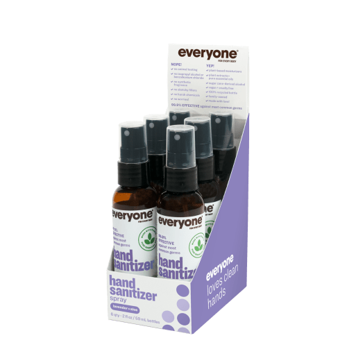 Lavender + Aloe Hand Sanitizer Spray (6-Pack) - Everyone