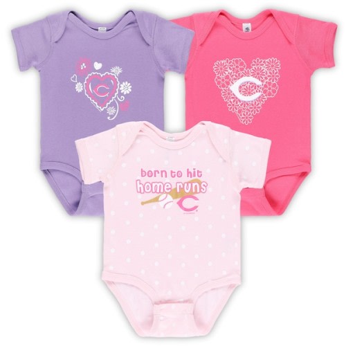 Infant Cincinnati Reds 3-Pack Bodysuit Set