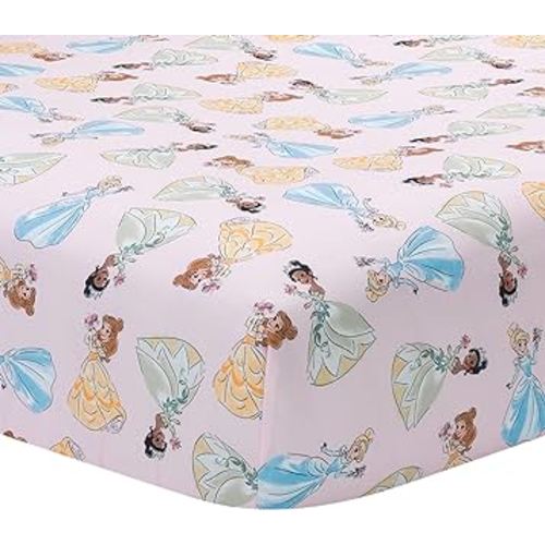 Disney Princesses Fitted Crib Sheet