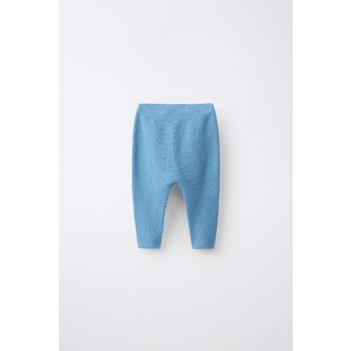 PEARL KNIT JOGGERS - Mid-blue | ZARA United States