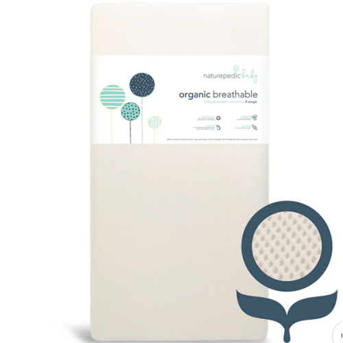Naturepedic Breathable 2-Stage Organic Crib Mattress | Modern Nursery™