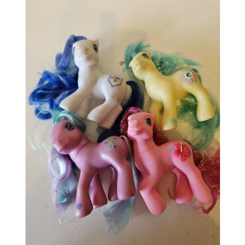 My Little Pony G2 G3 lot Of 4 Vintage 2002/2004/2006 MLP Pre owned