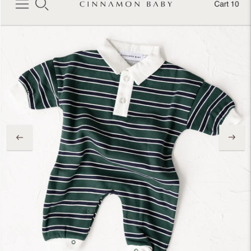 Campus Lounge Suit -  Emerald Stripe