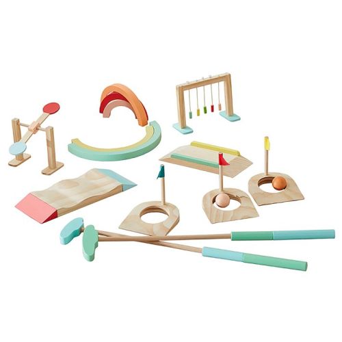 Wonder & Wise Good Wood Golf Set