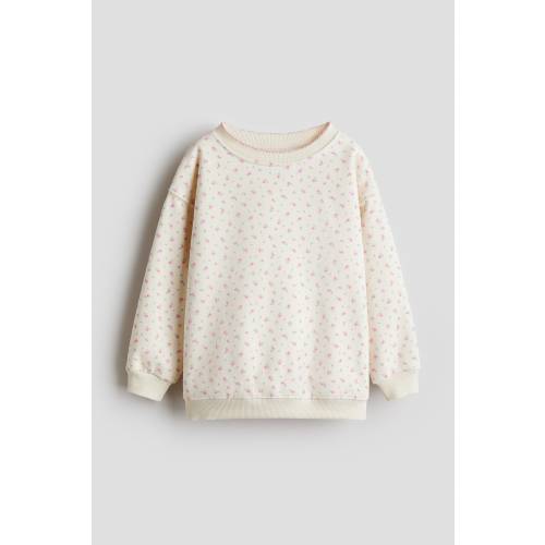 PRINTED BRUSHED-INSIDE SWEATSHIRT