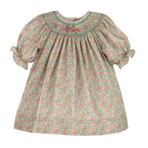 Sugarplum Bouquet Bishop Dress