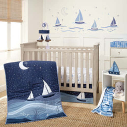 Little Skipper 3-Piece Crib Bedding Set