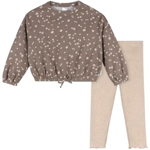 Gerber Baby Girls' 2-piece Long Sleeve Top and Legging Set